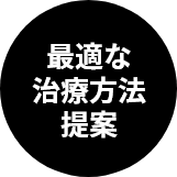 最適な治療方法提案